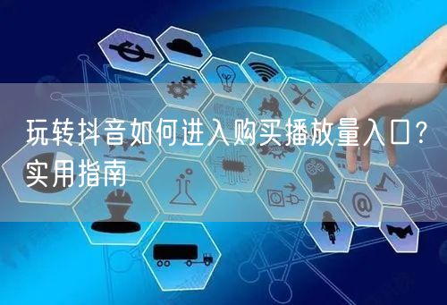 玩转抖音如何进入购买播放量入口？实用指南