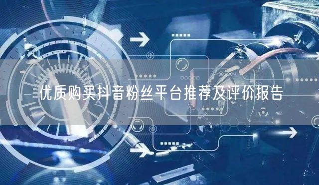 优质购买抖音粉丝平台推荐及评价报告