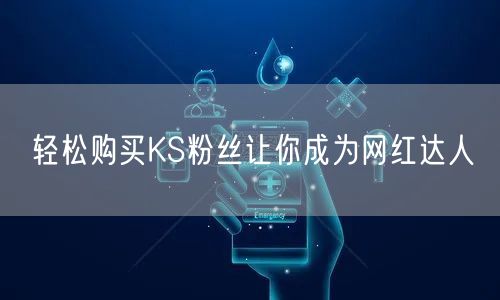 轻松购买KS粉丝让你成为网红达人