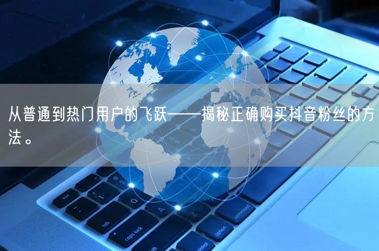 从普通到热门用户的飞跃——揭秘正确购买抖音粉丝的方法。